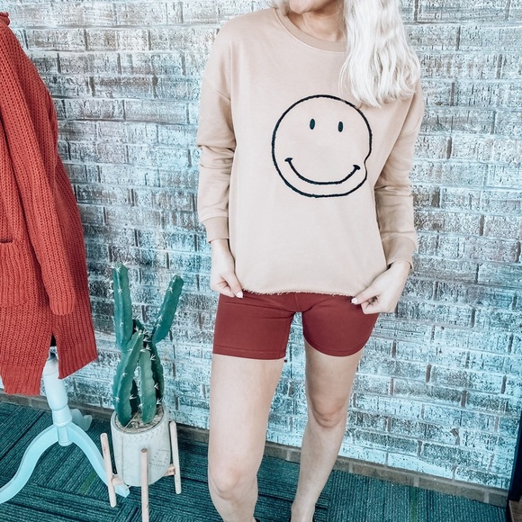 Smiley Face Sweatshirt - Picture 3 of 6